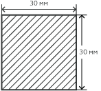 Квадрат нержавеющий  30 мм. 12Х18Н10Т горячекатаный , матовый